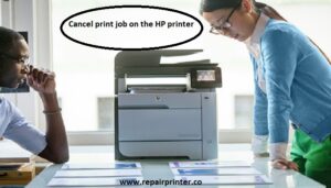 Cancel Print Job on HP Printer