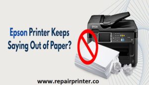 Epson 7720 says wrong paper but printer paper sheet was not changed