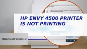 HP Envy 4500 printer is not printing at all; all print jobs get stuck in the queue