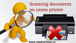 Scanning Documents on Canon Printer