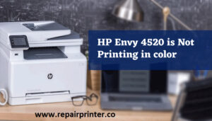 HP Envy 4520 is Not Printing in color