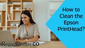 How do I clean the head of an Epson printer?