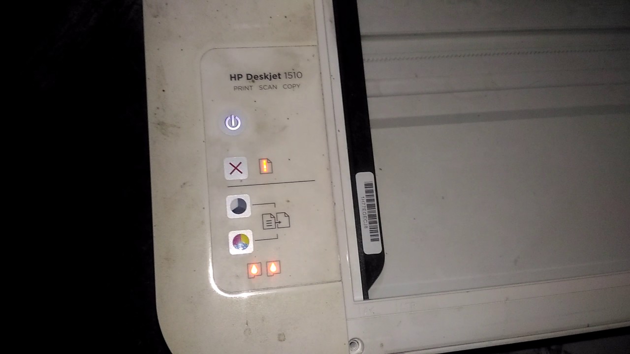 HP Printer Blinking Light Error