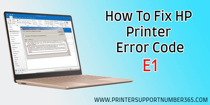 HP Printer Error Code E1