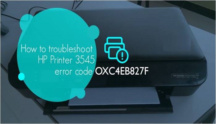 HP Printer Error Code OXC4EB827F