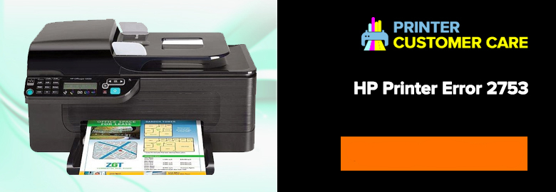 HP Printer Error 2753