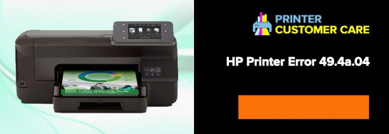 HP Printer Error 49.4a.04