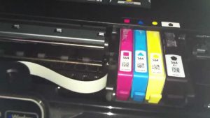 HP Printer Error Black Cartridge