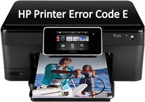 HP Printer Error Code E