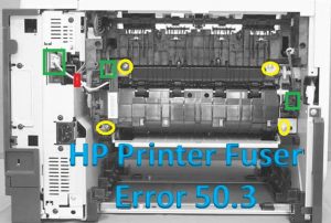 HP Printer Fuser Error 50.3