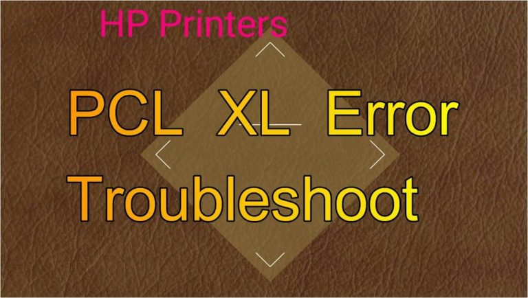 Ошибка pcl xl error при печати hp