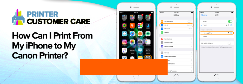 can i print from my iphone to canon printer