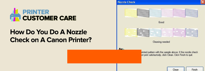 Nozzle Check on Canon Printer