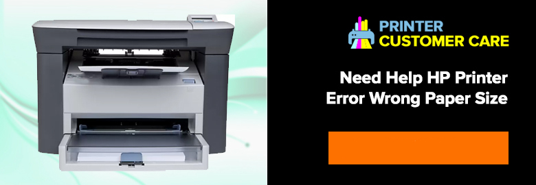 HP Printer Error Wrong Paper Size