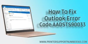 Outlook Error AADSTS90033