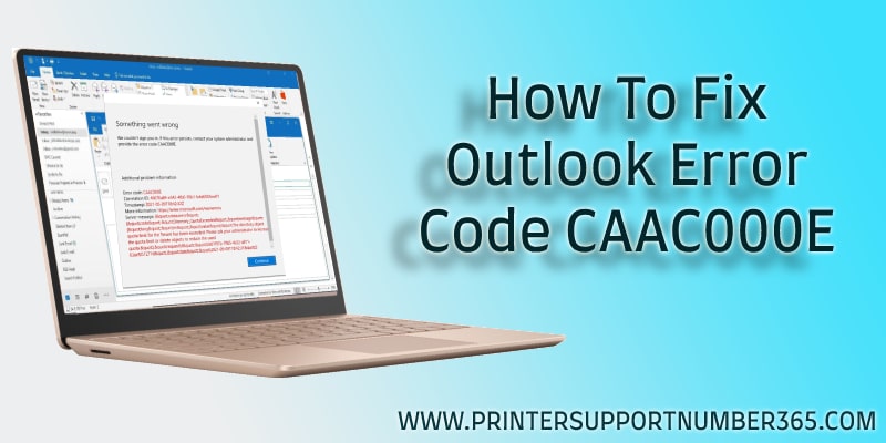 Outlook Error Code CAAC000E