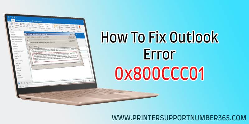 Outlook Error Code 0x800CCC01