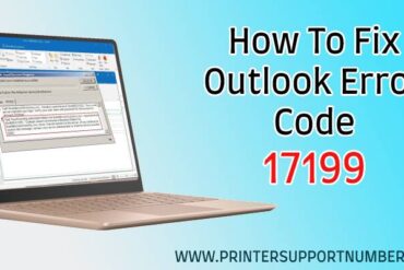 Outlook Error Code 17199