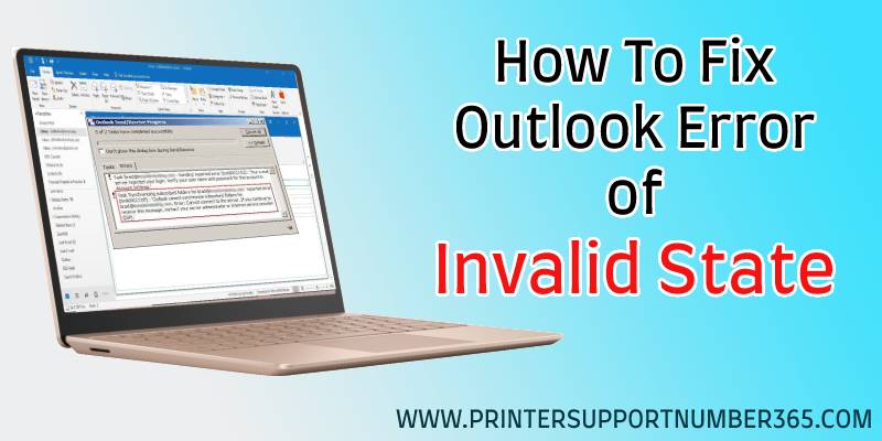 Outlook Error of Invalid State
